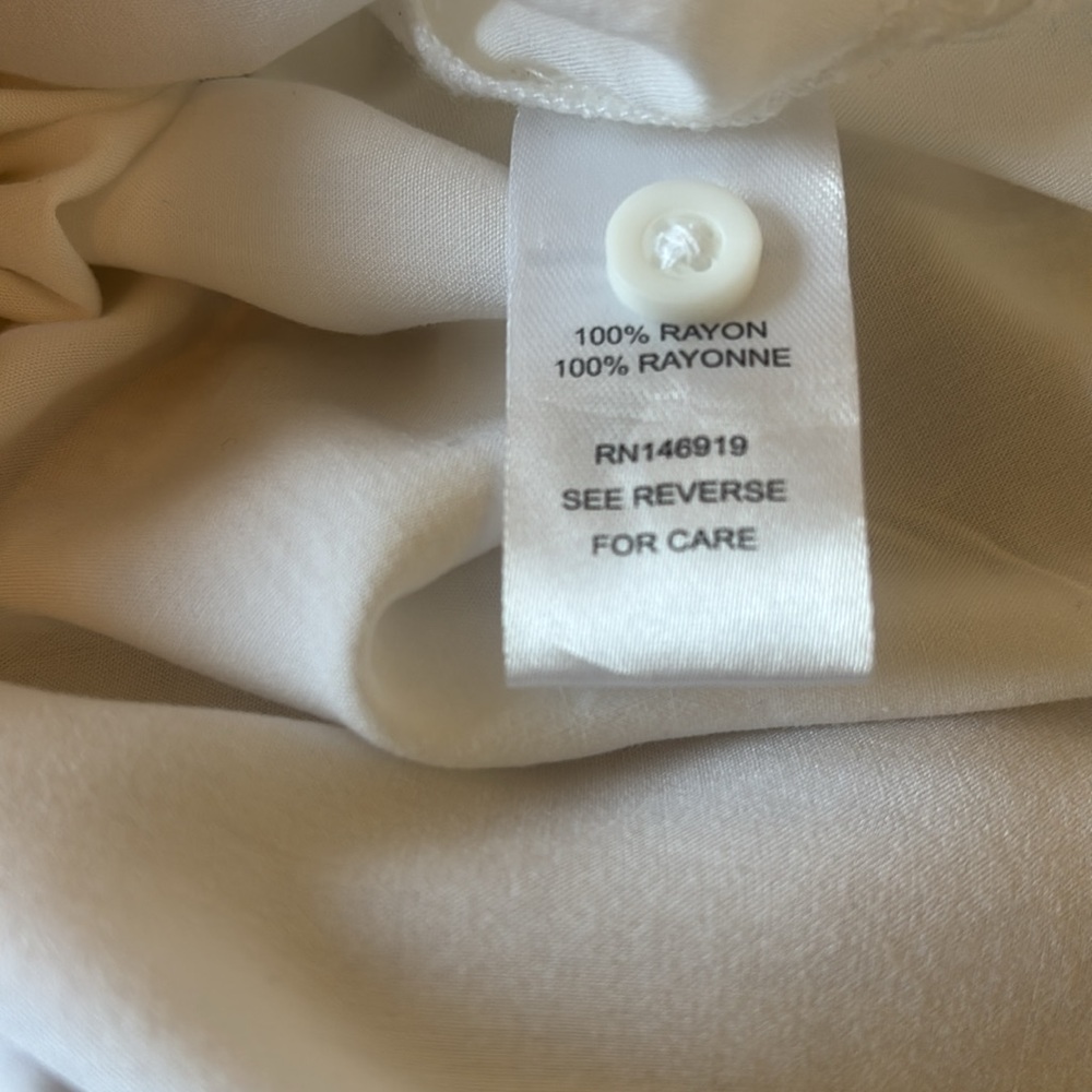 NWT white button down shirt - Picture 2 of 2